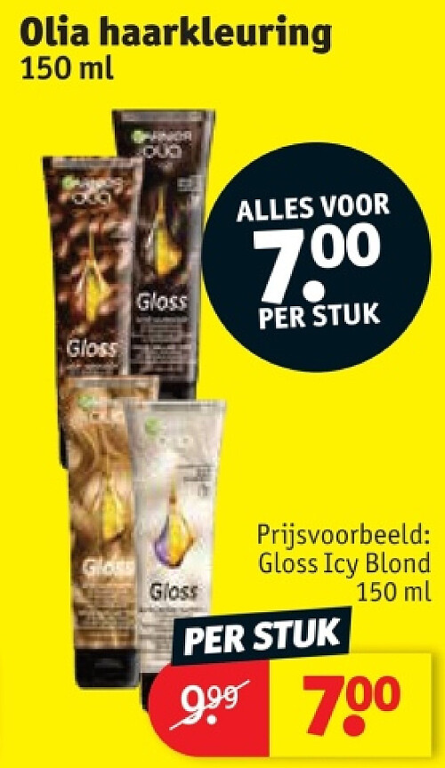 Olia haarkleuring