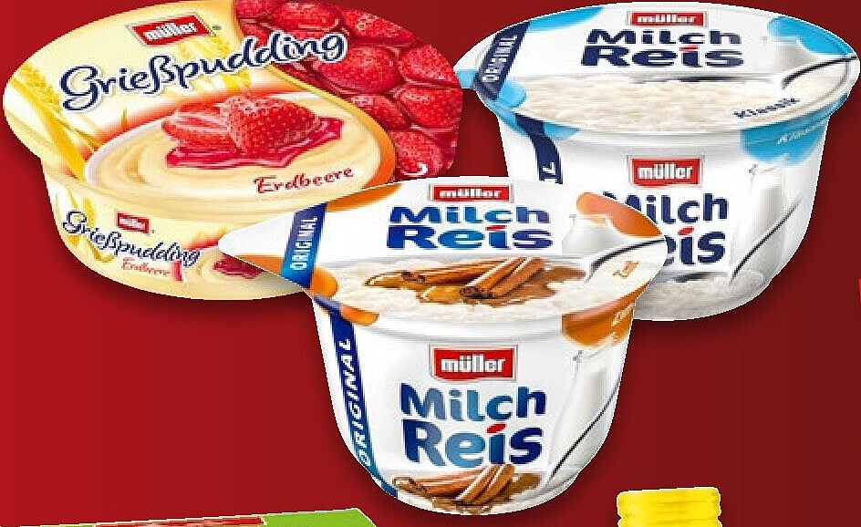 Milchreis, Kokosmilch-Reis oder Grießpudding
