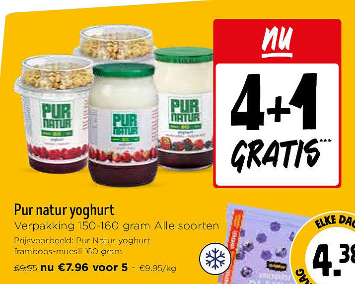 Pur natur yoghurt