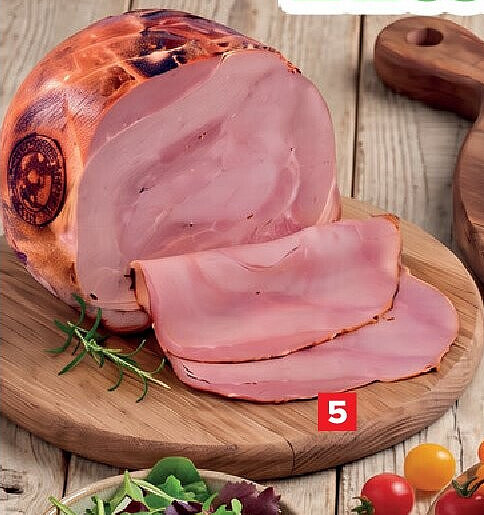 Gesmoorde ham van varken van weleer Kwaliteitsketen Carrefour