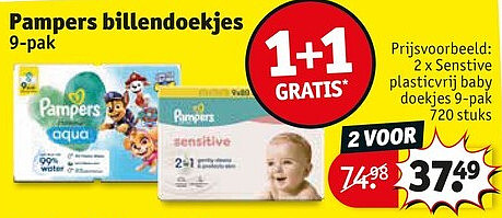 Pampers billendoekjes