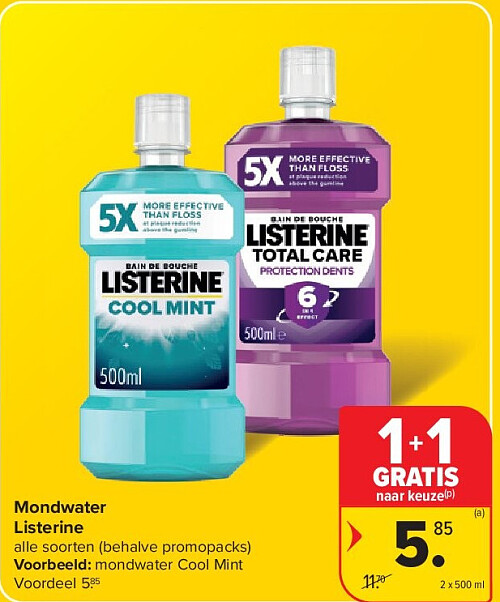 Mondwater Listerine