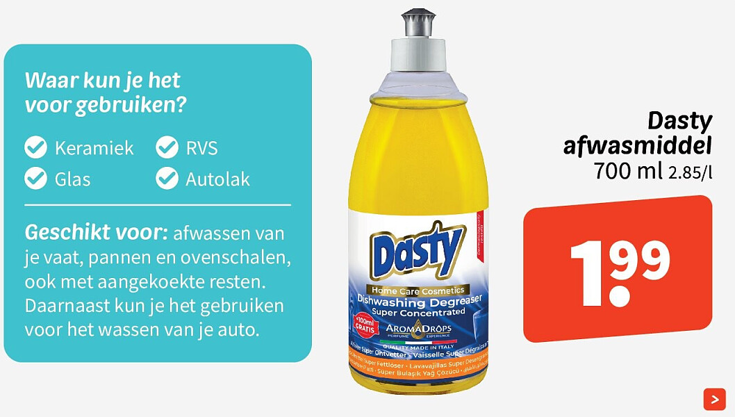 Dasty afwasmiddel