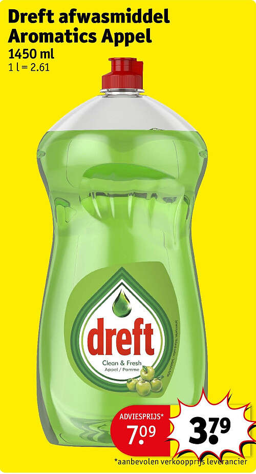 Dreft afwasmiddel Aromatics Appel