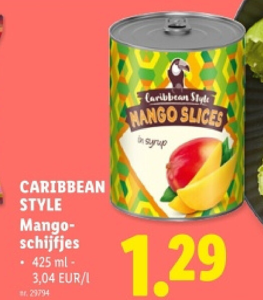 Mango- schijfjes