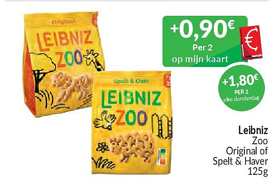 Leibniz Zoo Original of Spelt & Haver - 125g