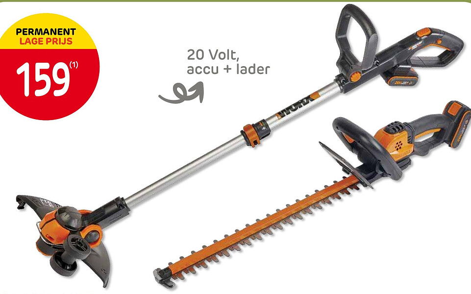GASTRIMMER + HEGGENSCHAAR OP BATTERIJ WG918E