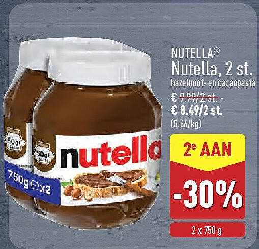 Nutella, 2st.