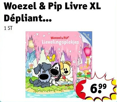 Woezel & Pip Livre XL Dépliant.