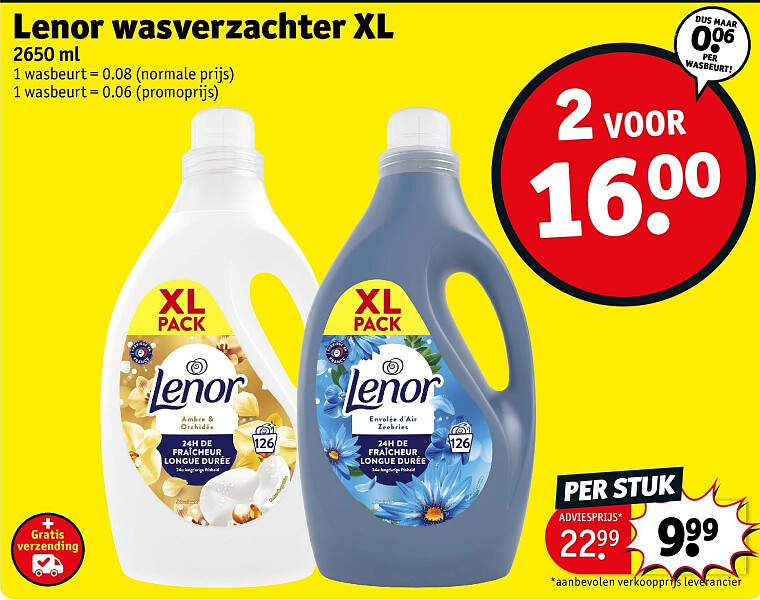 Lenor wasverzachter XL