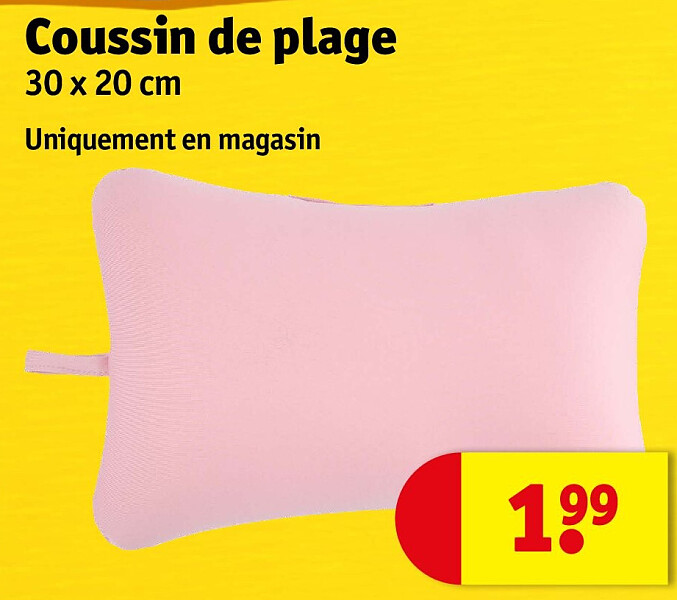 Coussin de plage 30 x 20 cm