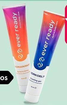 Ever Ready warmtecrème en cooling gel