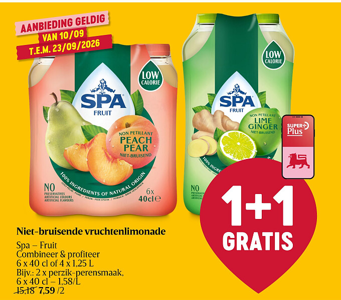 Niet-bruisende vruchtenlimonade