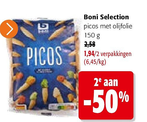 Boni Selection picos met olijfolie 150 g