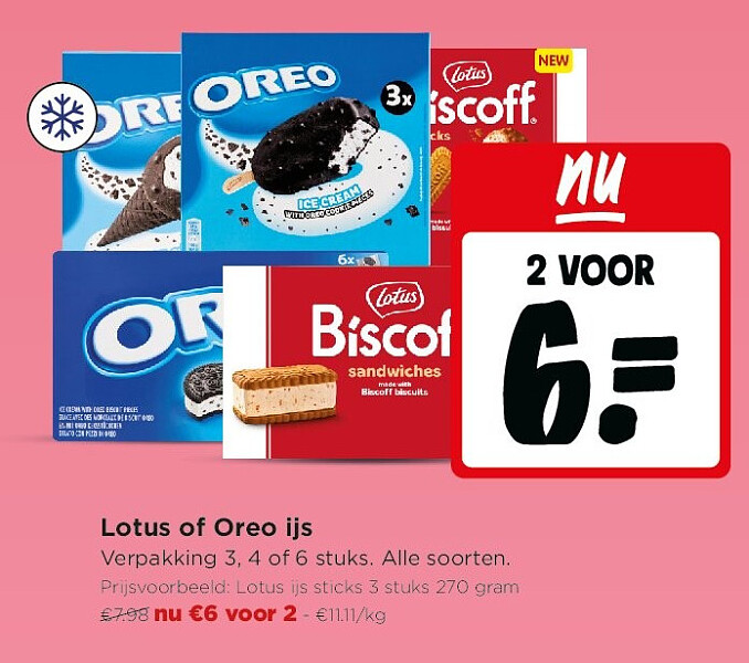 Lotus of Oreo ijs