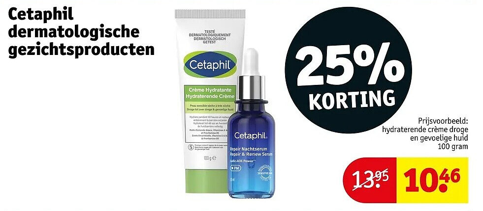 Cetaphil dermatologische gezichtsproducten