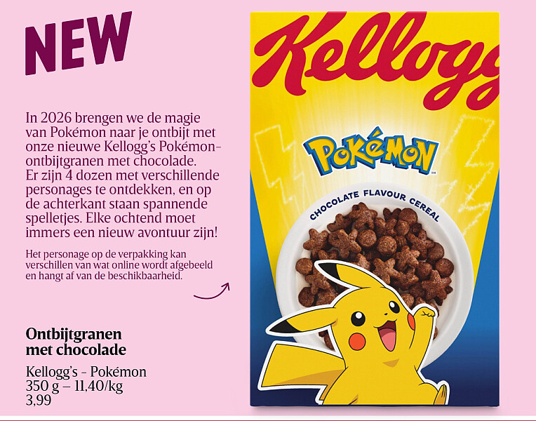 Ontbijtgranen met chocolade