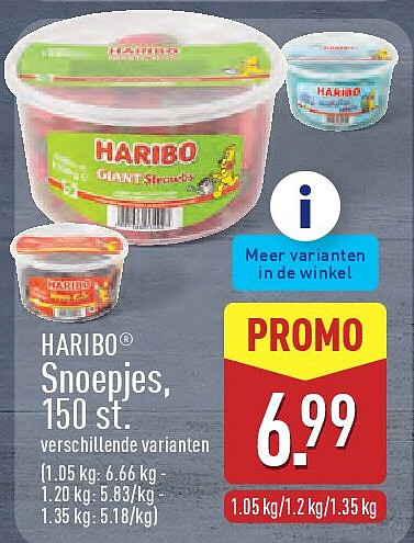 Snoepjes, 150st.