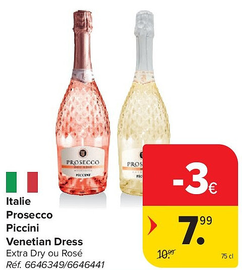 Italie Prosecco Piccini Venetian Dress