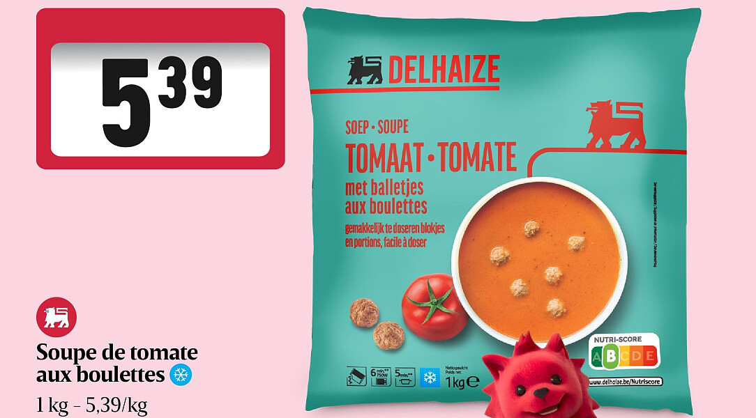 Soupe de tomate aux boulettes