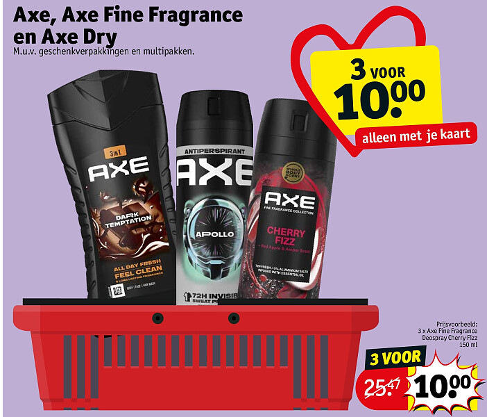 Axe, Axe Fine Fragrance en Axe Dry