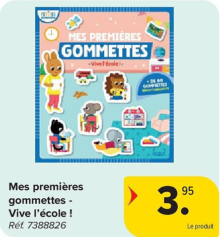 Mes premières gommettes - Vive l’école !