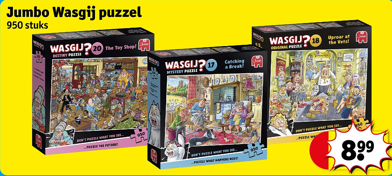 Jumbo Wasgij puzzel