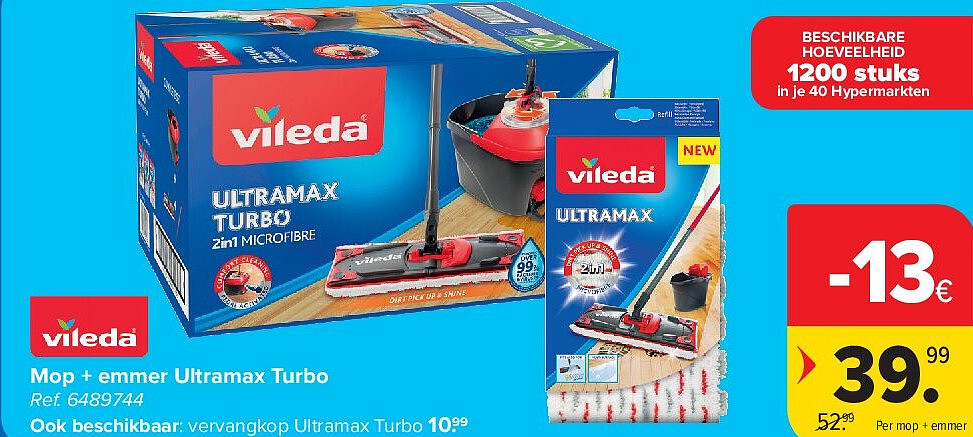 Mop + emmer Ultramax Turbo