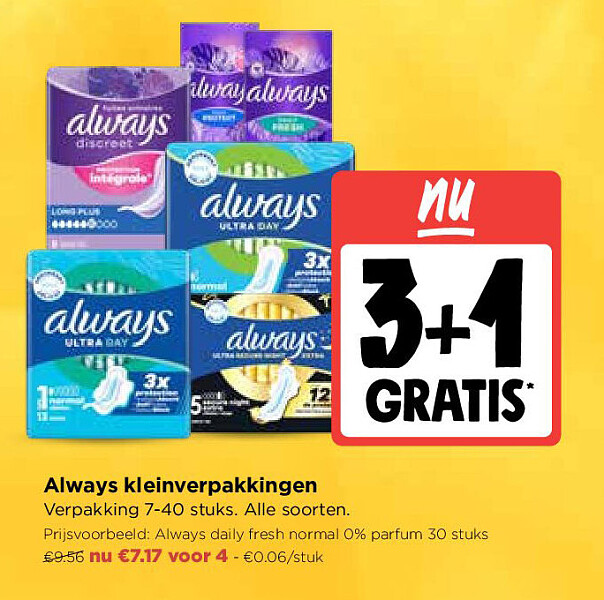 Always kleinverpakkingen