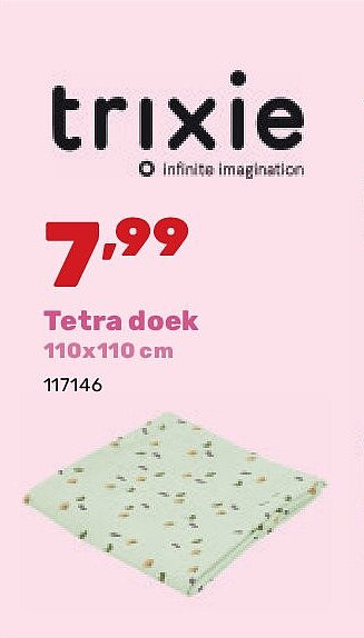 Tetra doek 110x110 cm