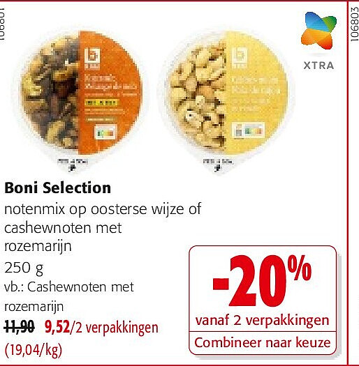 Cashewnoten met rozemarijn
