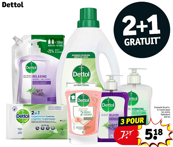 Dettol 3 POUR