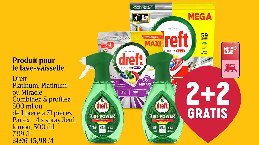 Produit pour le lave-vaisselle