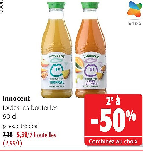 Innocent toutes les bouteilles 90 cl