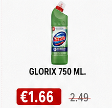 GLORIX 750 ML.
