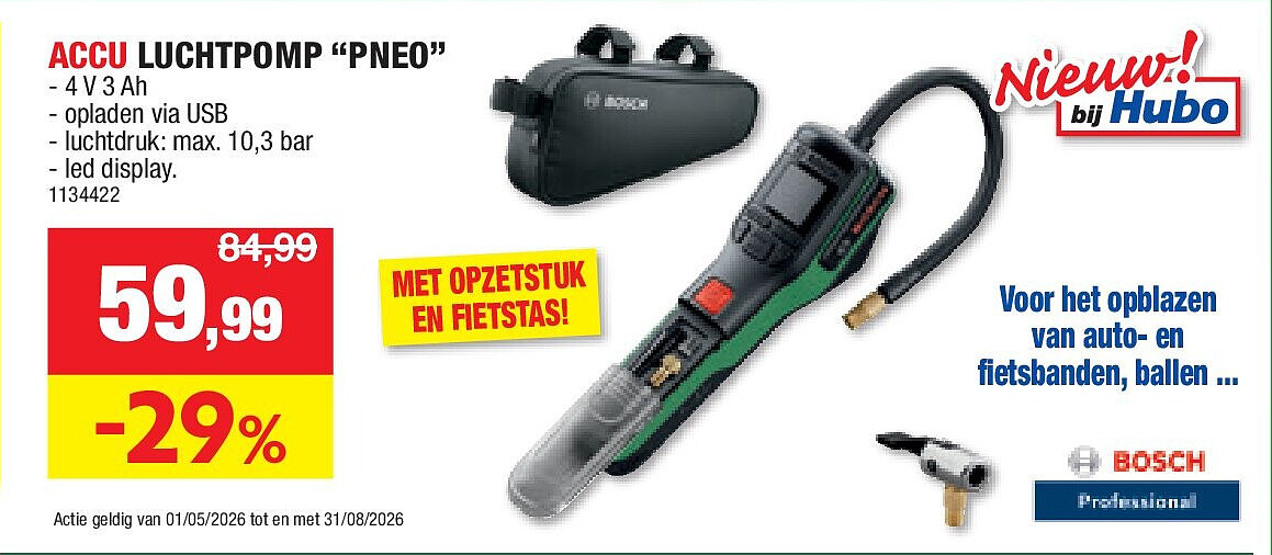 ACCU LUCHTPOMP “PNEO”