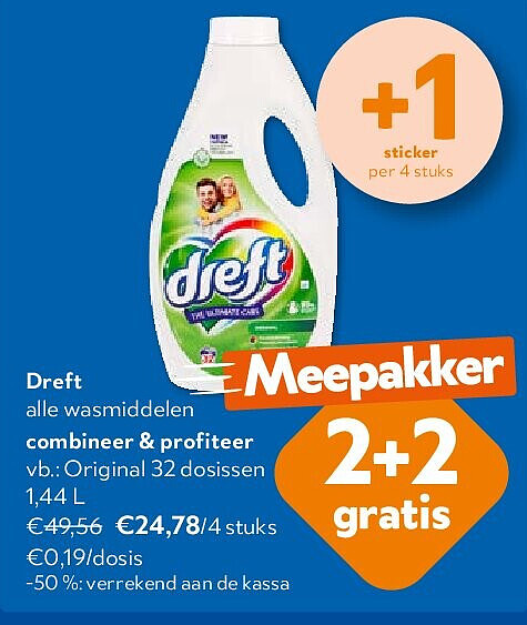 Dreft Original 32 dosissen 1,44 L