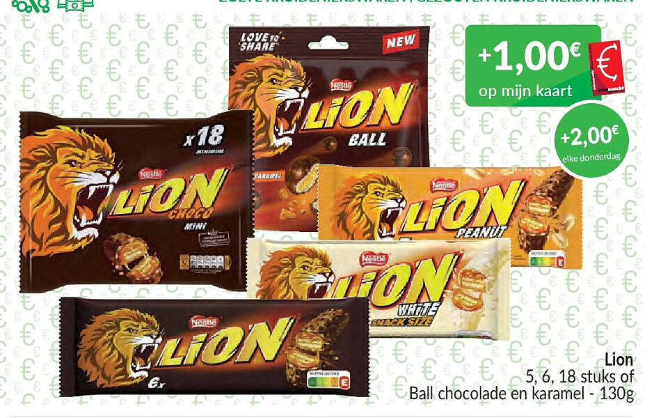 Lion Ball chocolade en karamel - 130g