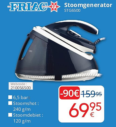 Friac Stoomgenerator STG6500
