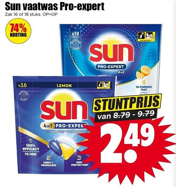 Sun vaatwas Pro-expert