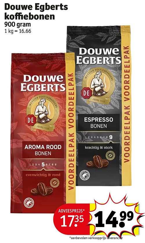 Douwe Egberts koffiebonen