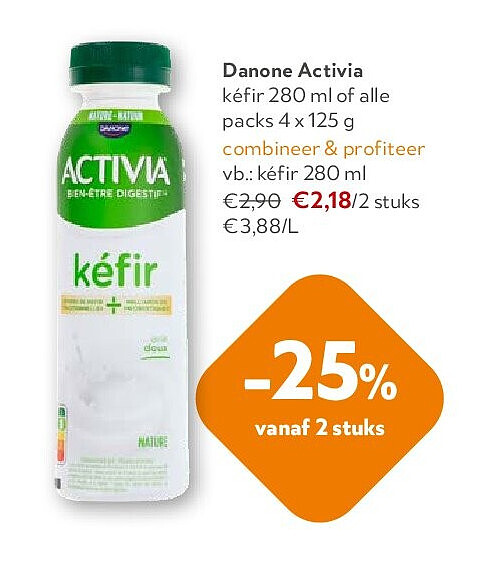 Danone Activia kéfir 280 ml