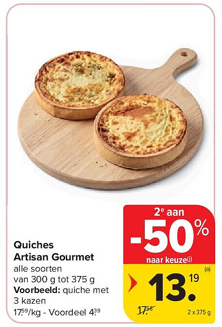 Quiches Artisan Gourmet