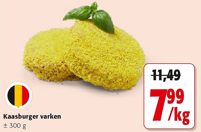 Kaasburger varken