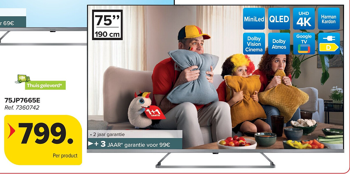 SHARP 75JP7665E QLED TV