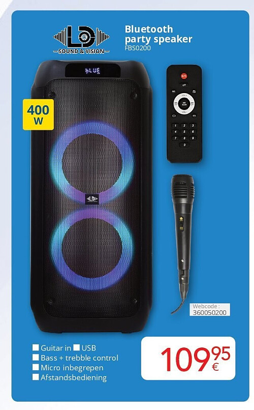 Bluetooth party speaker FBS0200