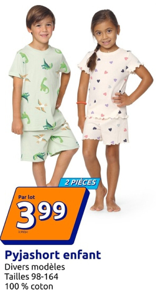 Pyjashort enfant