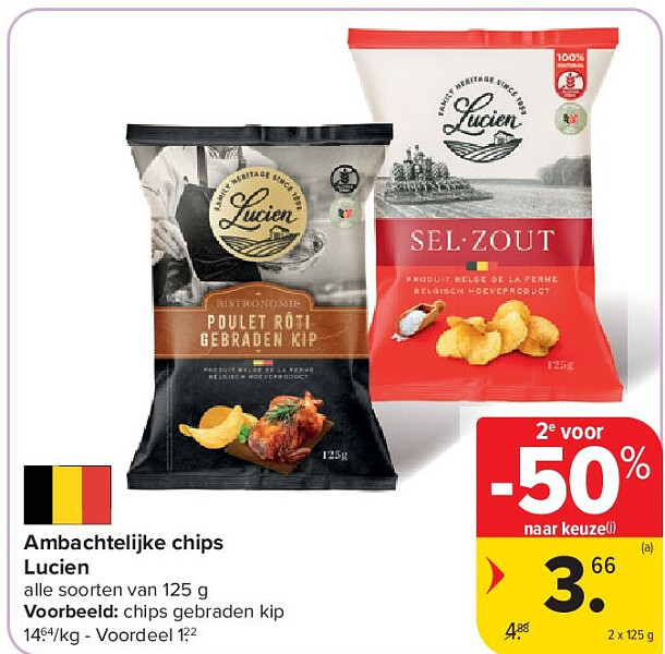 Ambachtelijke chips Lucien