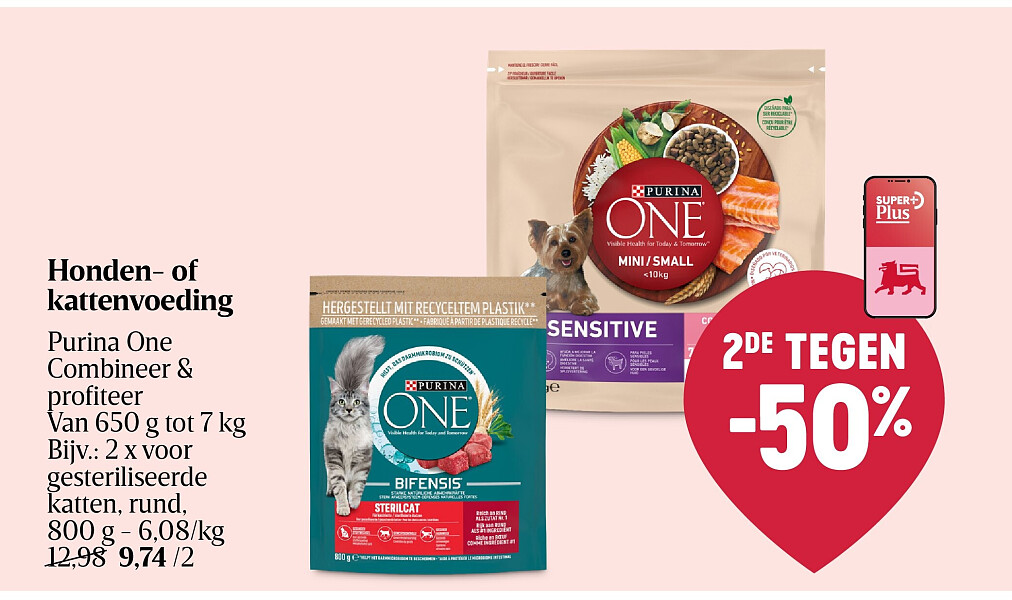 Honden- of kattenvoeding