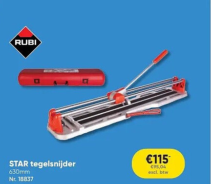 STAR tegelsnijder 630mm Nr. 18837